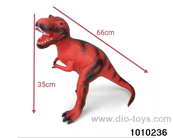 Dinosaur toys Stretching length 66, height 35 in Hangtag