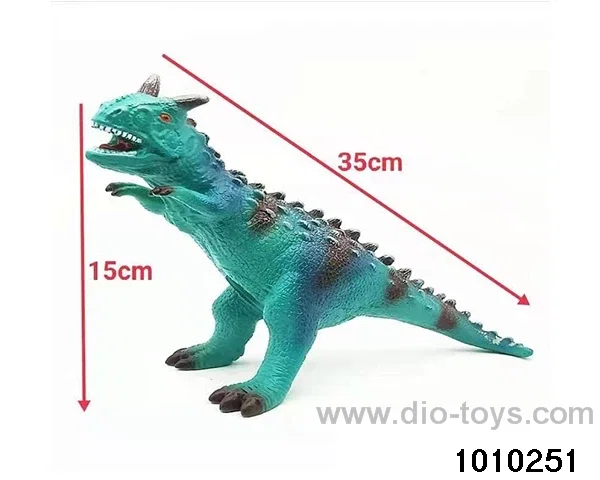 Dinosaur toys Stretching length 353, height 15 in Hangtag