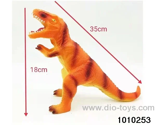 Dinosaur toys Stretching length 35, height 18 in Hangtag