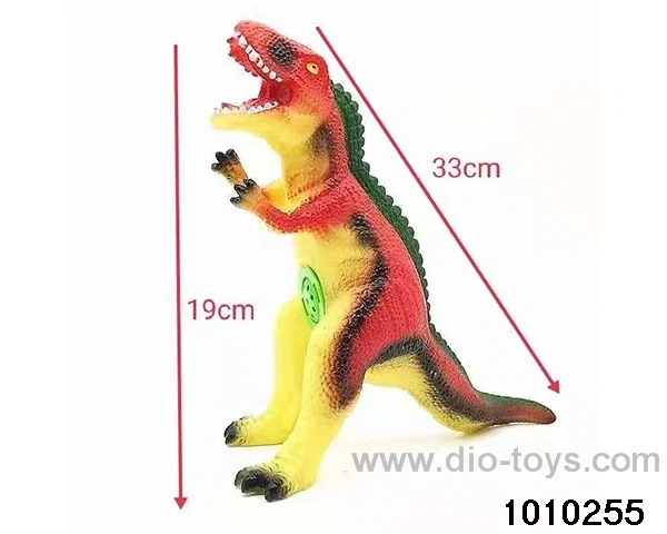 Dinosaur toys Stretching length 33, height 19 in Hangtag