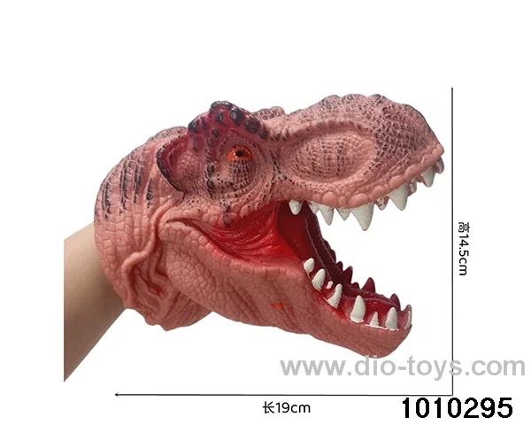 Tyrannosaurus Rex Hand puppet in opp bag（red）
