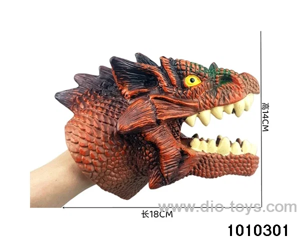 Regenerative Dragon Hand puppet in opp bag