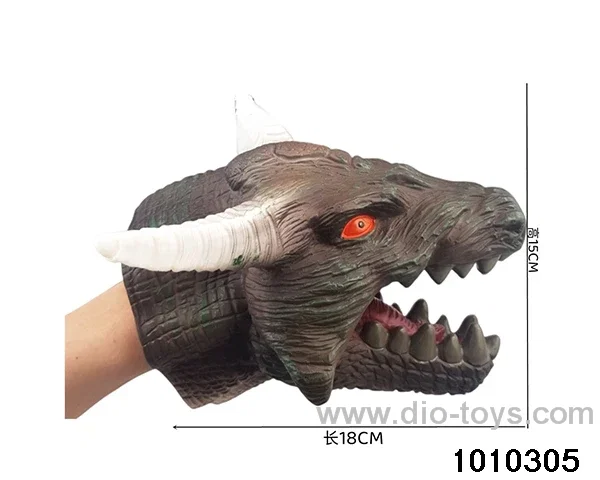 Oxhorn Flying Dragon Hand puppet in opp bag