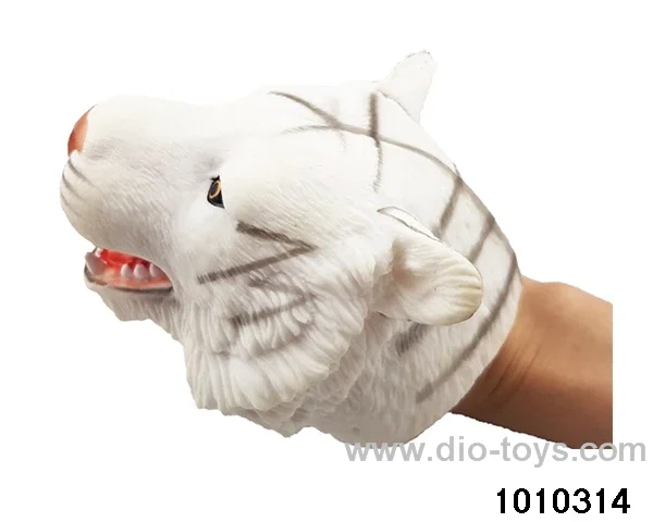 tiger Hand puppet in opp bag