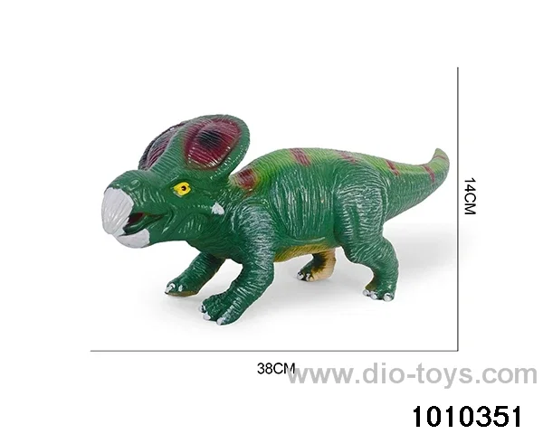 Dinosaur toys Stretching length 38, height 14 in Hangtag（green）