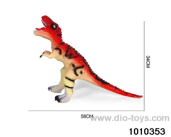 Dinosaur toys Stretching length 58, height 34 in Hangtag（red）