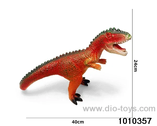 Dinosaur toys Stretching length 42, height 25 in Hangtag（Orange）