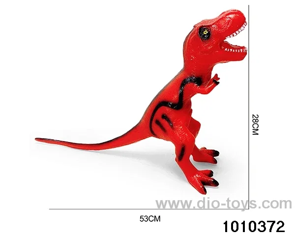 Dinosaur toys Stretching length 53, height 28 in Hangtag（red）