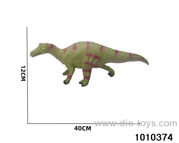 Dinosaur toys Stretching length 40, height 12 in Hangtag（green）