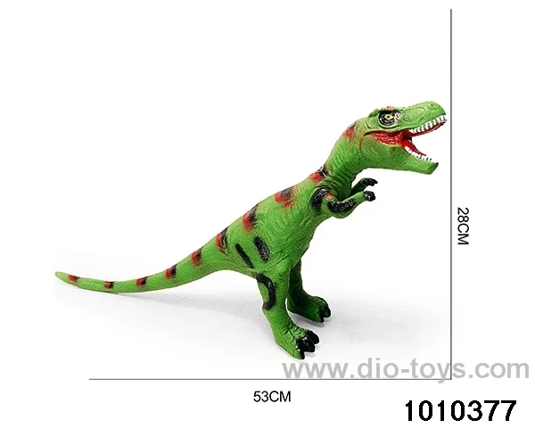 Dinosaur toys Stretching length 52, height 25 in Hangtag（green）