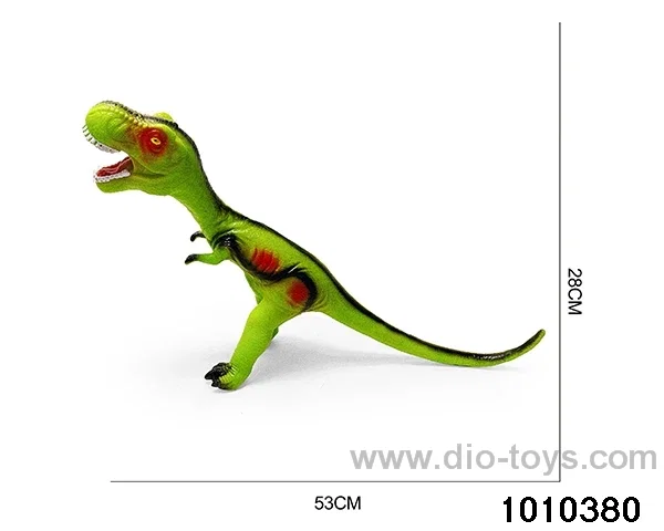 Dinosaur toys Stretching length 53, height 26 in Hangtag（green）