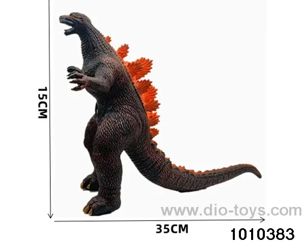 Dinosaur toys Stretching length 35, height 15 in Hangtag（Orange）