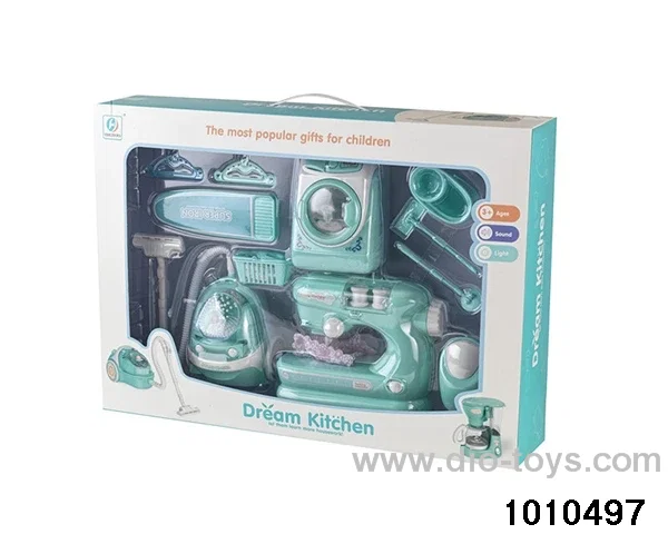 Large washing machine+large vacuum cleaner+large sewing machine in window box