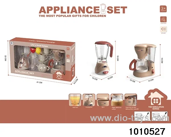 Big juice machine+big coffee machine in window box