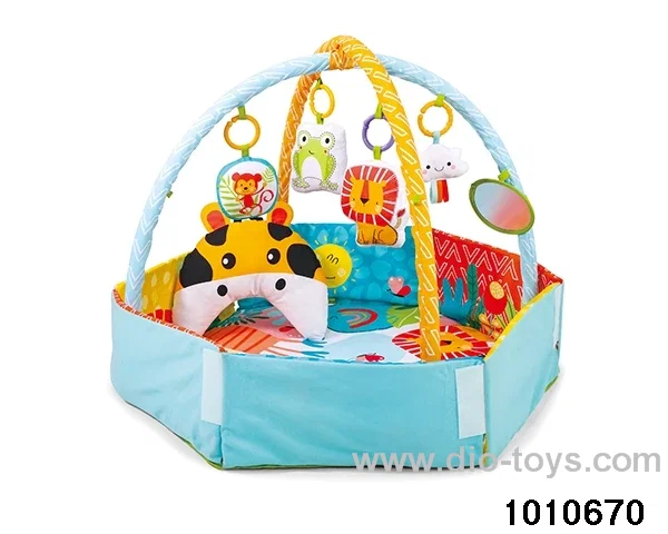 Three dimensional hexagonal lion pad in color box