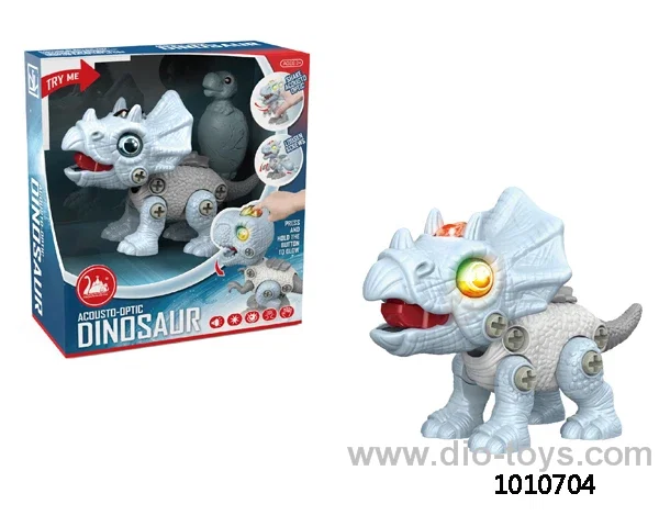 Diy dinosaur with light&sound  include battery in display box