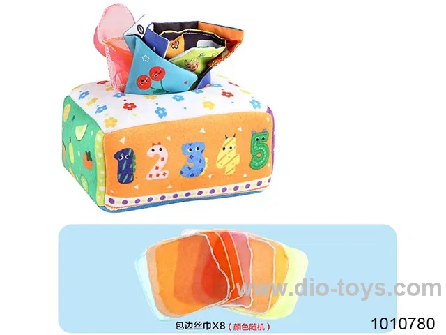 baby tissue box toys