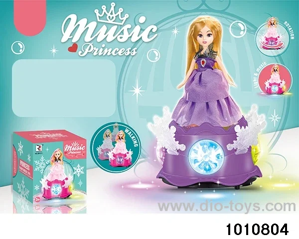 B/O Snow Princess W L/M in color box