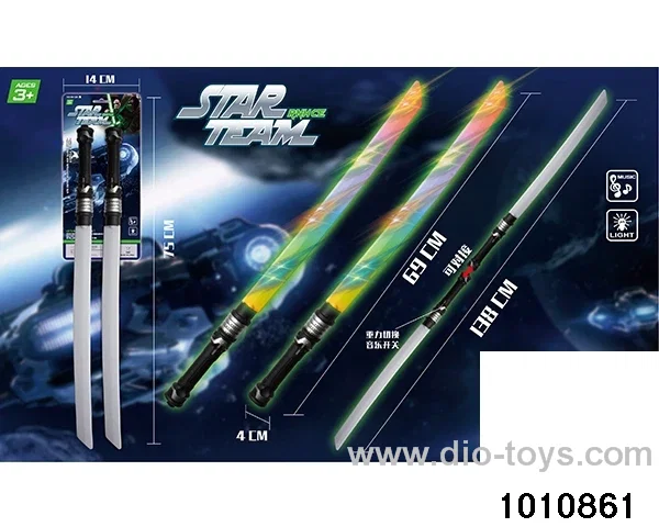Double flash laser knife in Tied On Card