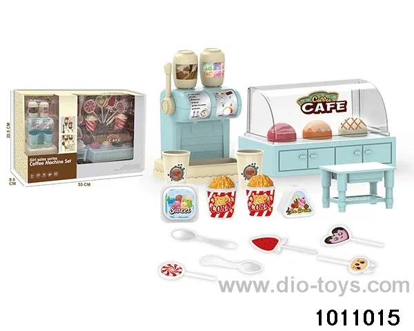Coffee machine set in window box