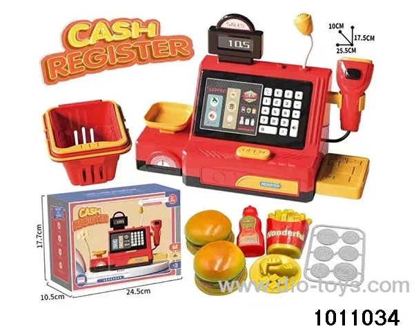 Cash register hamburger suit in color box