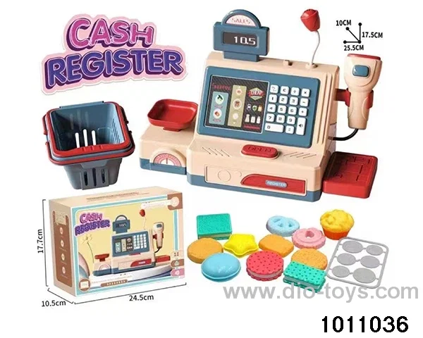 Cash register biscuit set in color box