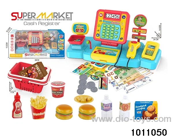 Cash register hamburger suit in display box