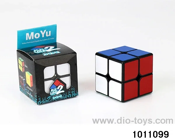 Rubik's cube in color box