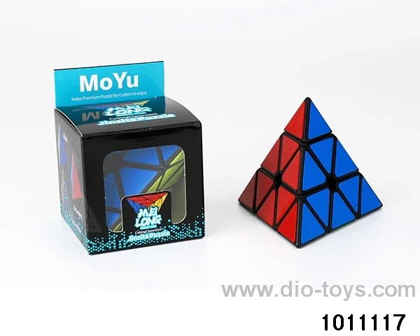 Rubik's cube in color box