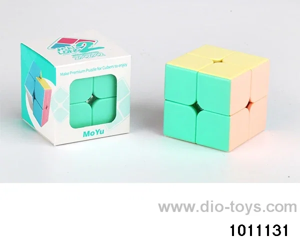Rubik's cube in color box