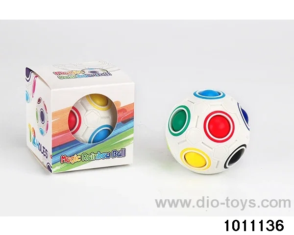 Rubik's cube in color box
