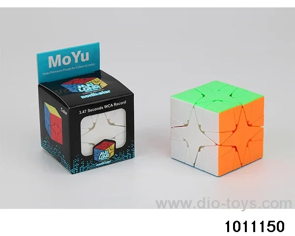 Rubik's cube in color box