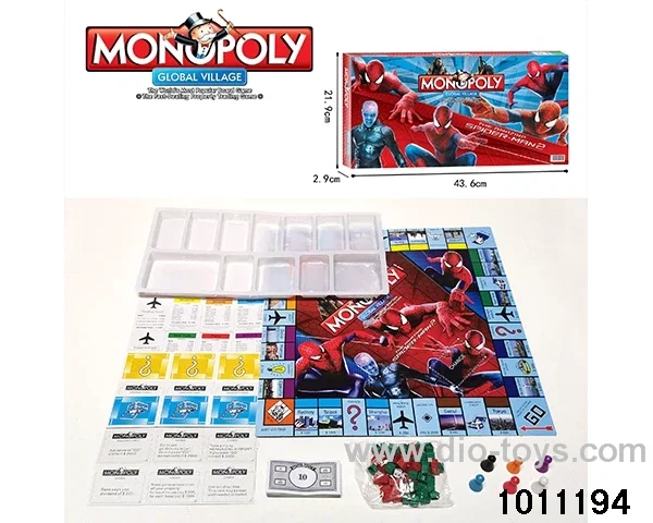 Game toys in color box