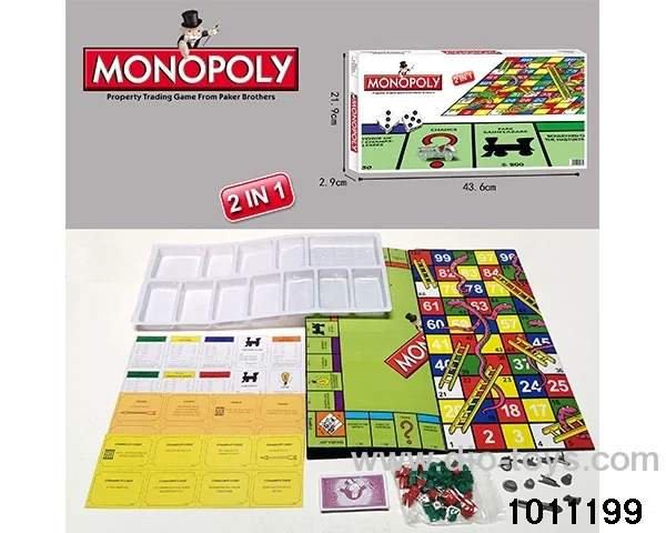 Game toys in color box