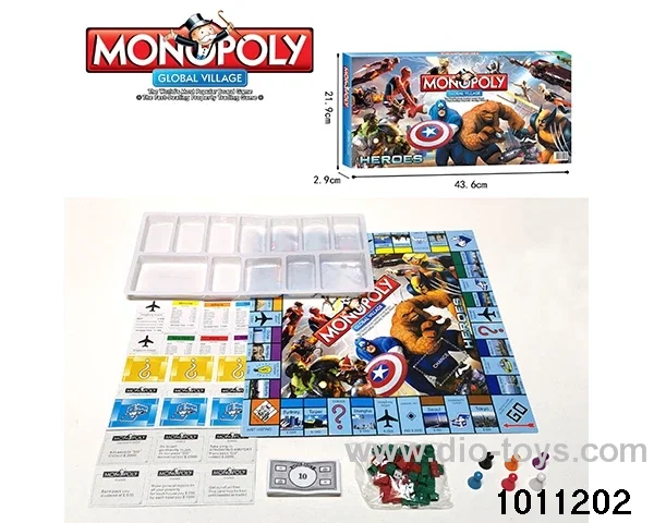 Game toys in color box