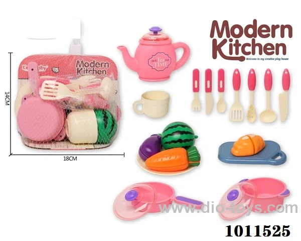 kitchen set in net bag
