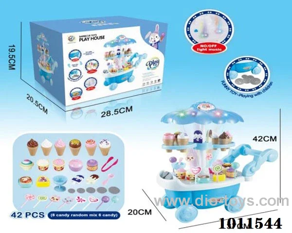ice cream truck with light &music not include in Hand box