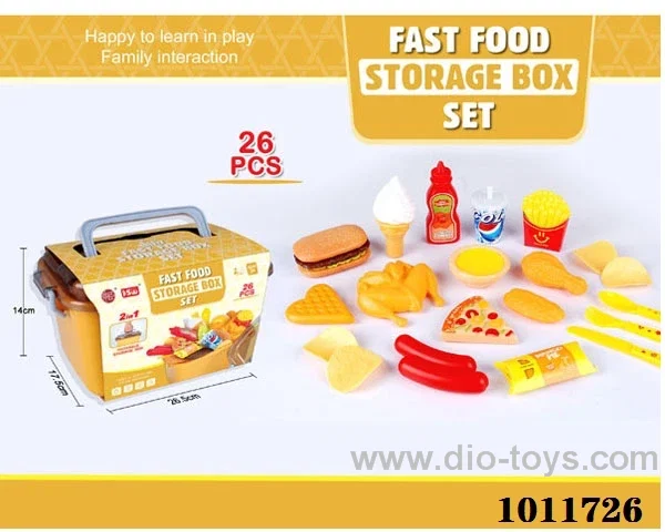 food set in paper card