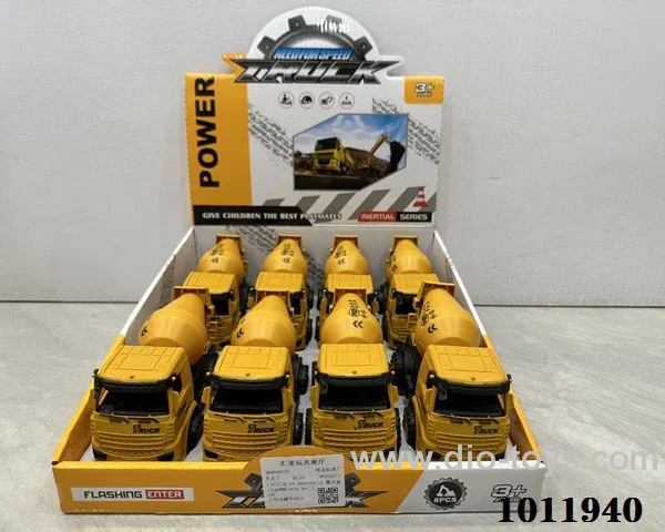 8pcs Engineering vehicle in Display box