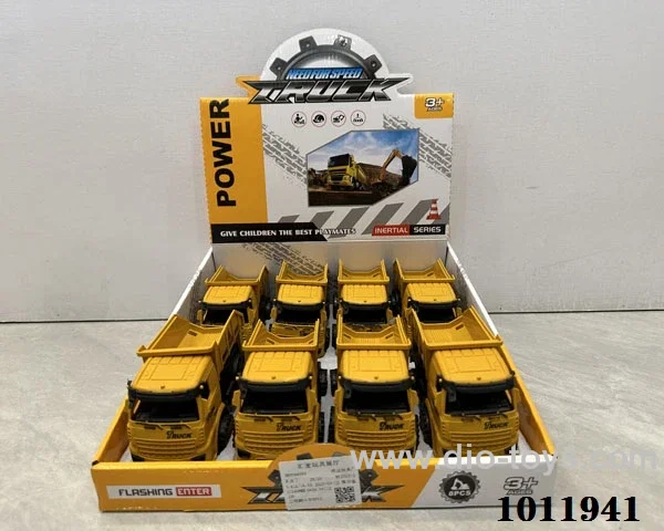 8pcs Engineering vehicle in Display box
