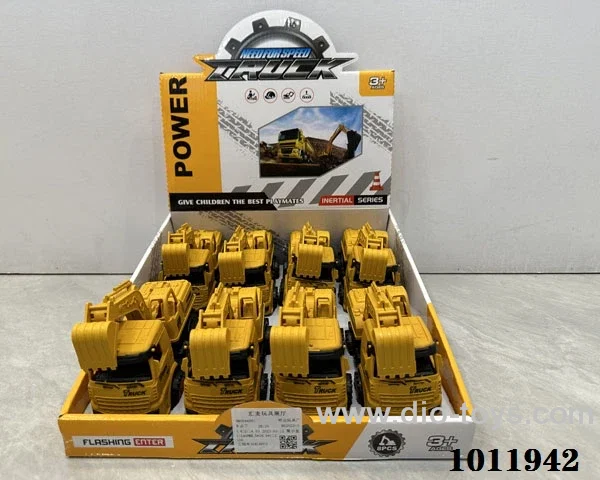 8pcs Engineering vehicle in Display box