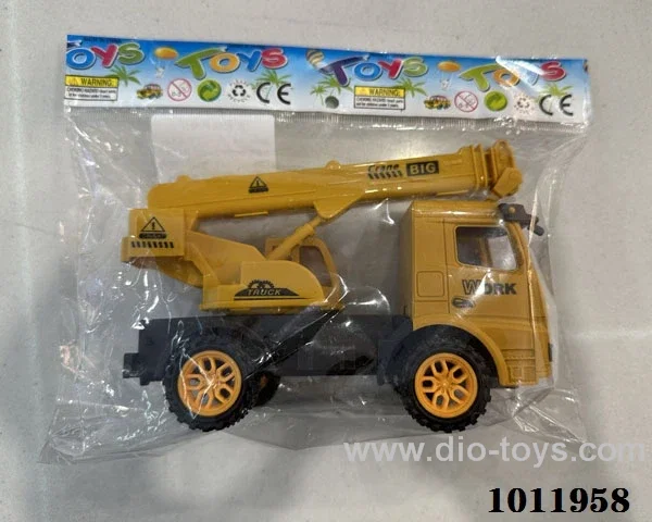 Engineering vehicle in opp bag