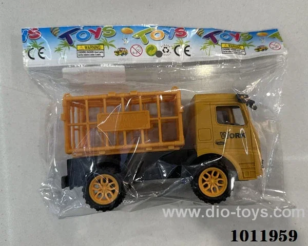 Engineering vehicle with cage in opp bag