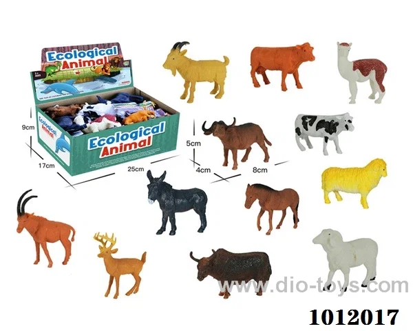 24pcs 5 inch animal in display