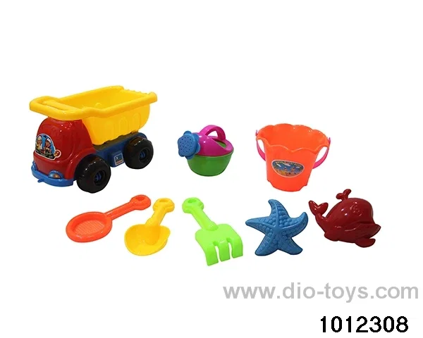 beach toys（8pcs）in Net bag