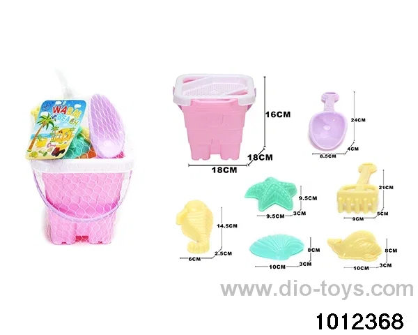 beach toys（8pcs）in Net bag