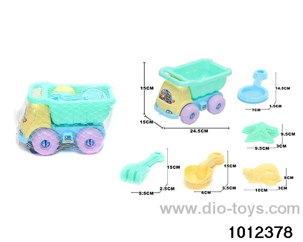 beach toys（6pcs）in Net bag