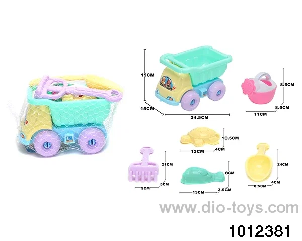 beach toys（6pcs）in Net bag