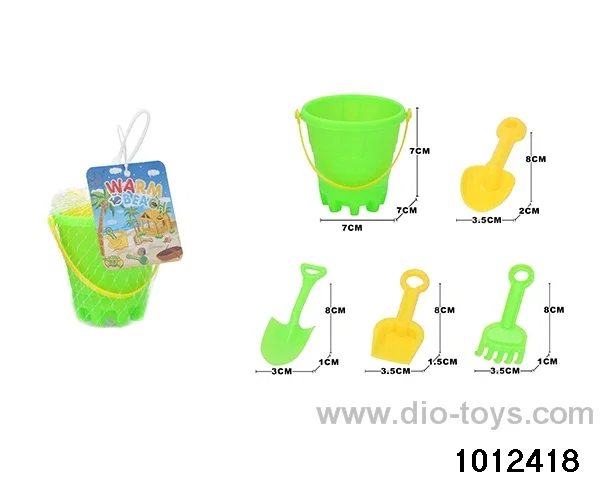 beach toys（5pcs）in Net bag