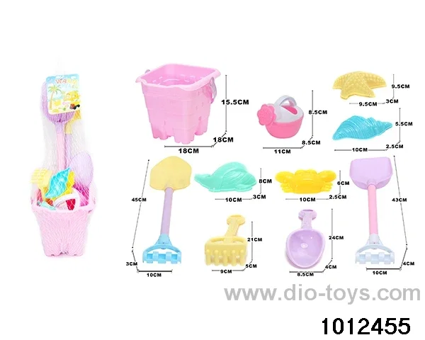 beach toys（10pcs）in Net bag